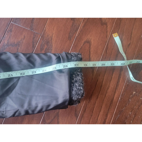 H&M Divided Women’s M Wool Blend Bouclé Asymmetrical Zip Coat Gray - Picture 10 of 14